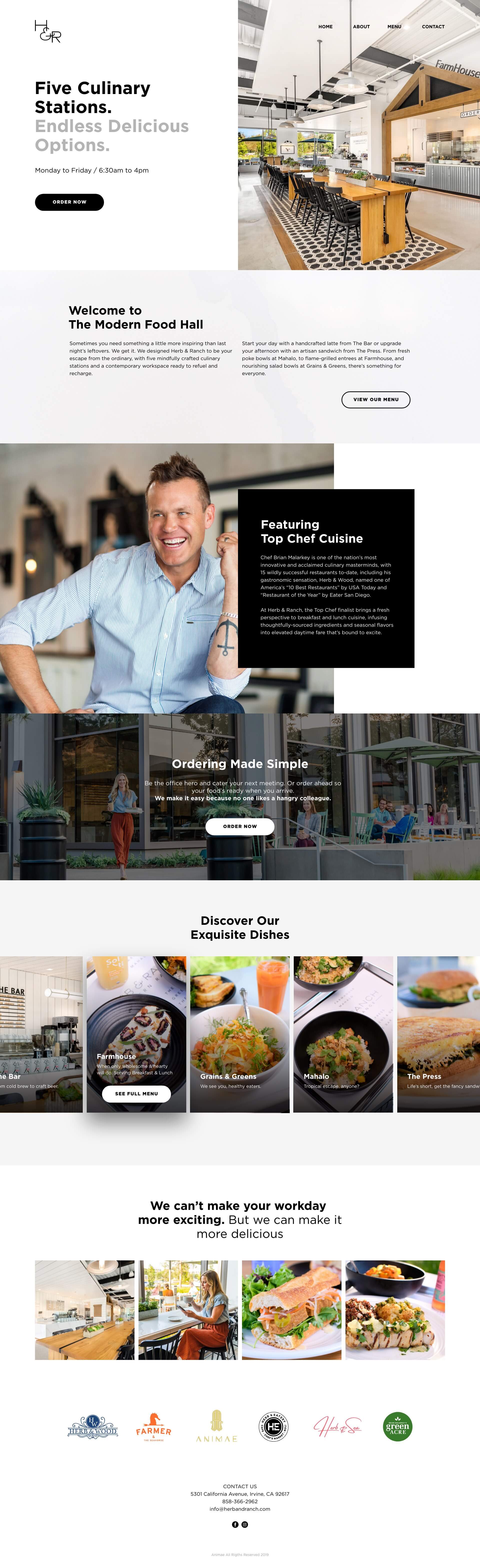 Herb & Ranch | Web Design